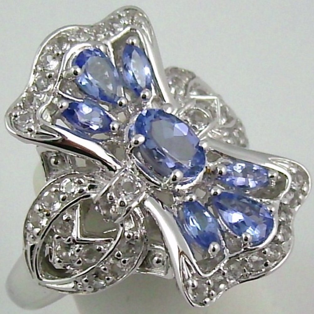 Victoria Wieck 1.56ct Tanzanite Shield Ring